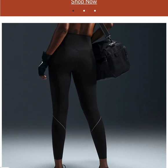 Nike HR reflective running leggings band new - Picture 3 of 3